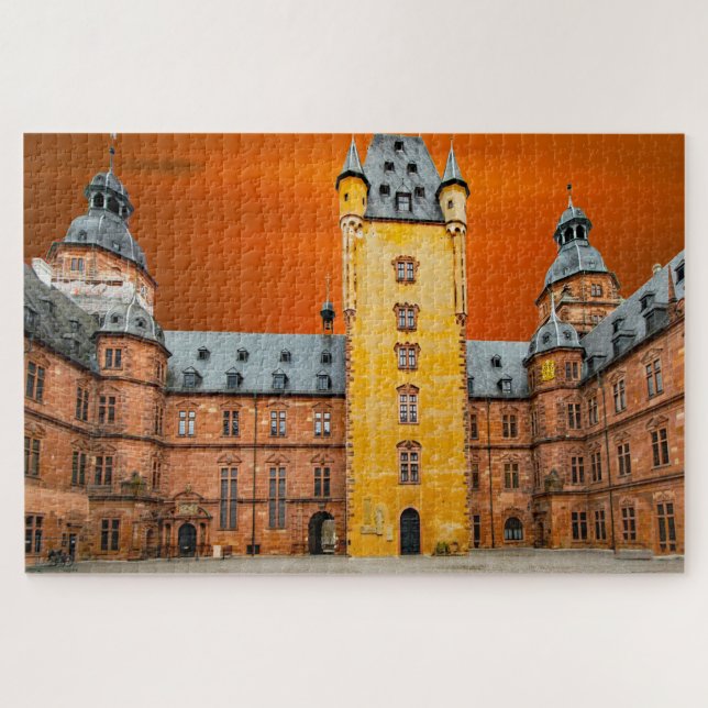 Aschaffenburg Castle Germany. Jigsaw Puzzle (Horizontal)