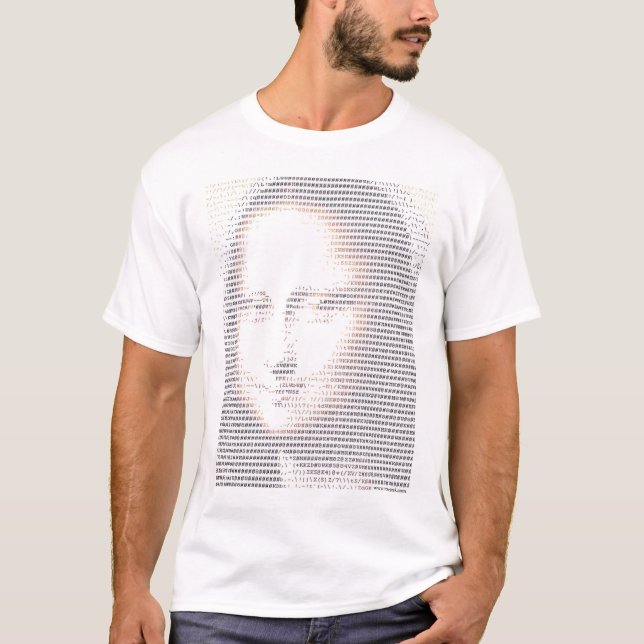 ASCII Mona Lisa T-Shirt (Front)