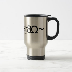 ASCII Mouse Travel Mug
