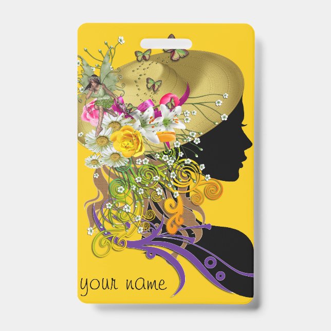 ascot hat. badge ID badge (Front)