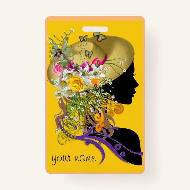 ascot hat. badge ID badge (Front)