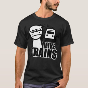 ASDF T-Shirt I Like Trains  Essential T-Shirt