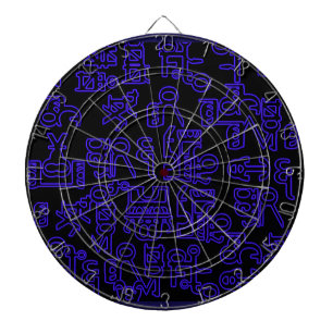 Asemic Wanderings I Dartboard