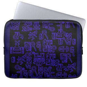 Asemic Wanderings I Laptop Sleeve