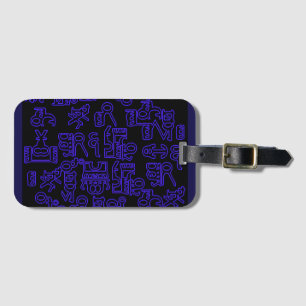 Asemic Wanderings I Luggage Tag