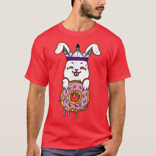 Aseual Easter Bunny LGBTQ Cute Rabbit Ace Pride Fl T-Shirt