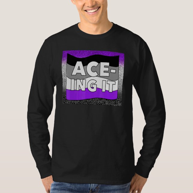 Asexual Ace Ing It Pride Lgbtq T-Shirt (Front)