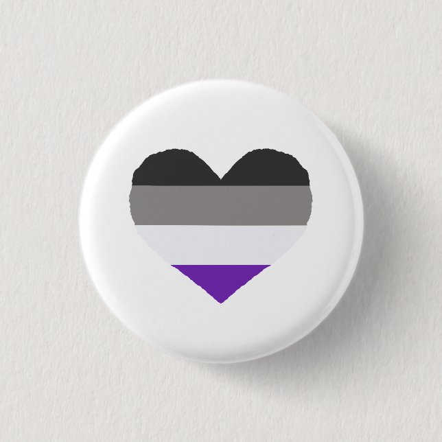 Asexual Ace Pride badge (Front)