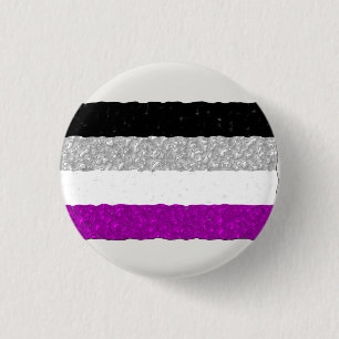 Asexual/Ace Pride Flag 3 Cm Round Badge