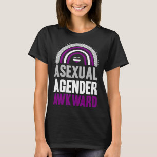 Asexual Agender Awkward Asexual Pride Bohemian Rai T-Shirt