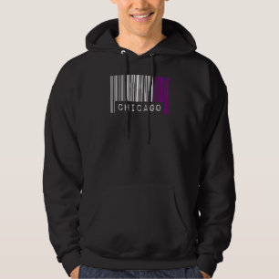 Asexual Barcode Pride Chicago Illinois Cute Ace Ae Hoodie