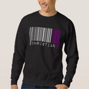 Asexual Barcode Pride Christian Cute Ace Aesthetic Sweatshirt