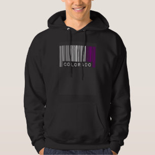 Asexual Barcode Pride Colorado Cute Ace Aesthetic  Hoodie