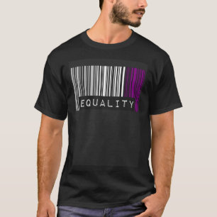 Asexual Barcode Pride Equality Cute Ace Aesthetic T-Shirt