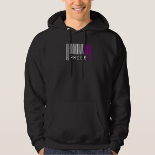 Asexual Barcode Pride Month Cute Ace Aesthetic Lgb Hoodie