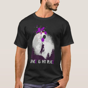 Asexual Boy And Teddy Floating Space Is My Place A T-Shirt