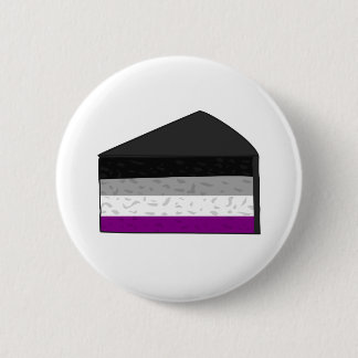 Asexual Cake 6 Cm Round Badge
