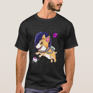 Asexual Corgi In Space Ace Pride T-Shirt