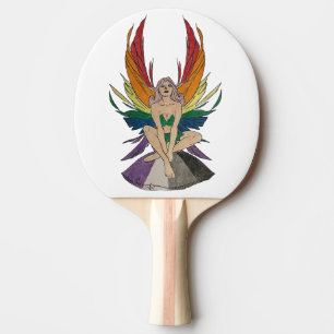 Asexual Faerie Ping Pong Paddle