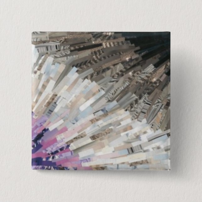 Asexual Flag 15 Cm Square Badge (Front)