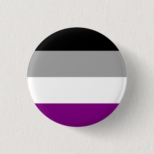 Image of Asexual Flag Button
