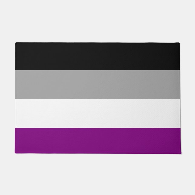 Asexual Flag  Doormat (Front)