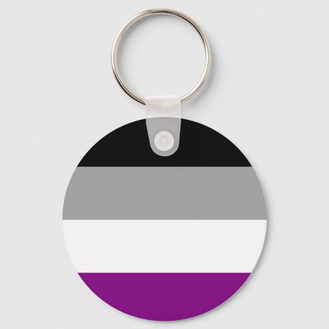 Asexual Flag Key Chain (Front)