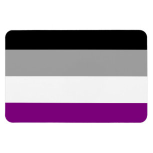 ASEXUAL FLAG ORIGINAL -.png Magnet