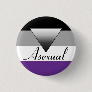 Asexual Flag & Triange Badge Pin