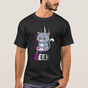 Asexual Geek Nerd Pride LGBT Video Game Lovers Gif T-Shirt