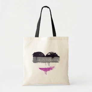 ASEXUAL HEART - ASEXUAL LOVE - TOTE BAG