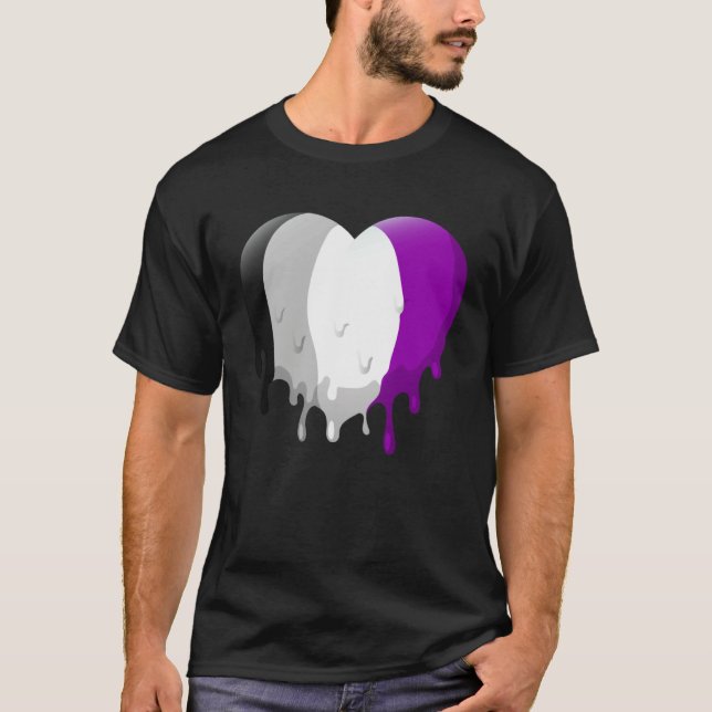 Asexual Heart T-Shirt (Front)