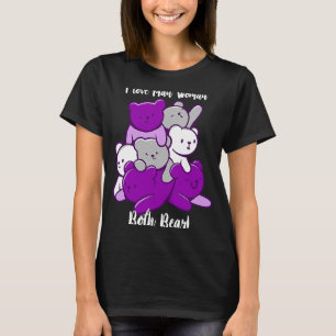 Asexual I Love Man Woman Both Bear Asexuality Ace  T-Shirt