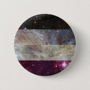 Asexual nebula flag pin