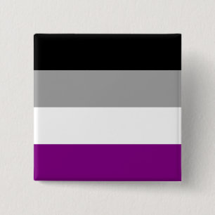 Asexual Pride 15 Cm Square Badge