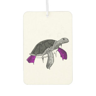 Asexual Pride Ace Flag Sea Turtle Subtle LGBTQ Car Air Freshener
