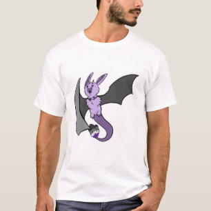 Asexual Pride Bat Dragon T-Shirt