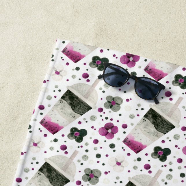 Asexual Pride Beach Blanket (In Situ)