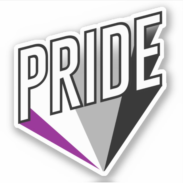Asexual Pride Burst (Front)