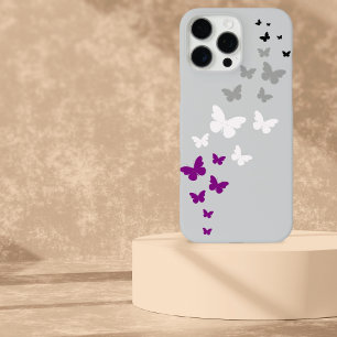 Asexual Pride Butterfly Trail iPhone 16 Pro Max Case