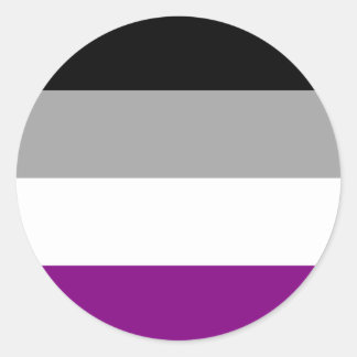 Asexual Pride Circle Sticker