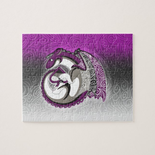 Asexual Pride Dragon Puzzle (Horizontal)
