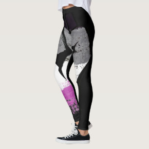 Asexual Pride Fist Leggings