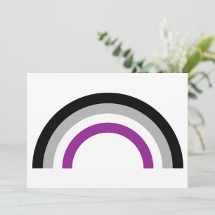 Asexual Pride Flag Card