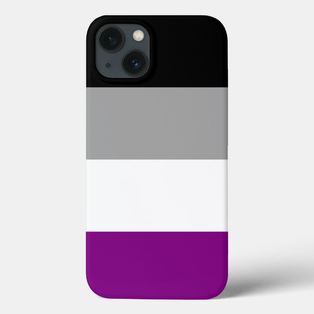 Asexual Pride Flag Case-Mate iPhone Case (Back)