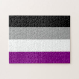 Asexual Pride Flag Jigsaw Puzzle