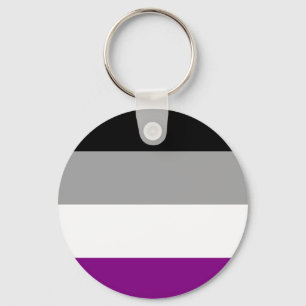 Asexual Pride Flag Key Ring