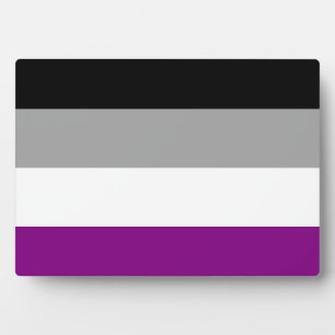 Asexual Pride Flag LGBTQ Plaque
