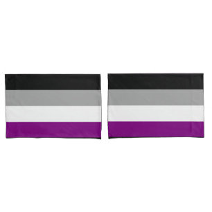 Asexual Pride Flag Pillowcase