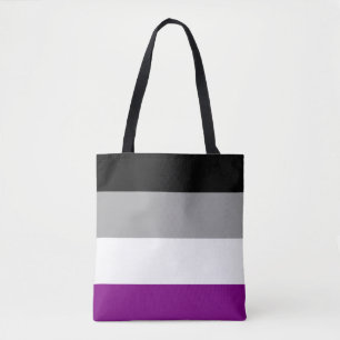 Asexual Pride Flag Tote Bag